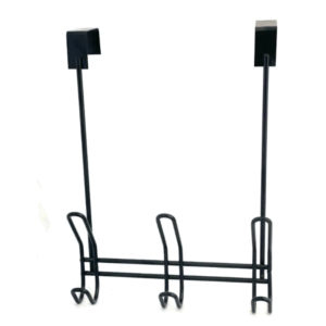 PERCHERO SOBRE PUERTA X 3 - NEGRO