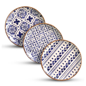 SET DE 6 PLATOS POSTRE AZTECA