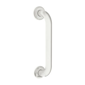AGARRADERA RECTA 30 CM INOX BLANCA