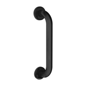 AGARRADERA RECTA 30 CM INOX NEGRA