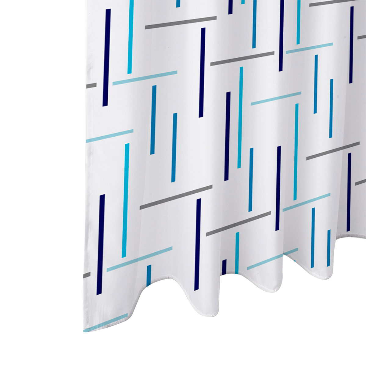 CORTINA PARA BAÑO DE TELA LÍNEAS - Imagen 10