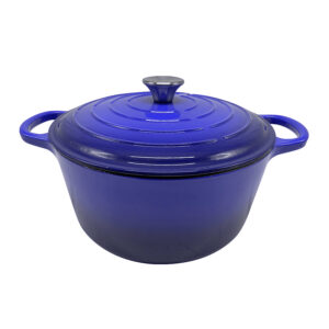 OLLA DE HIERRO ESMALTADO AZUL 26 CM