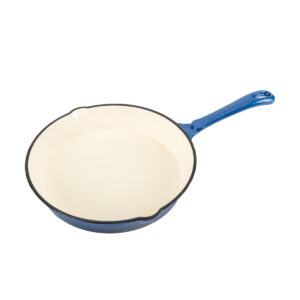 SARTÉN DE HIERRO ESMALTADO AZUL 25 CM