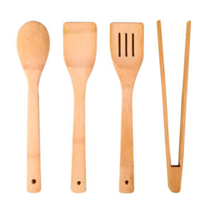 SET DE 4 UTENSILLOS DE BAMBU