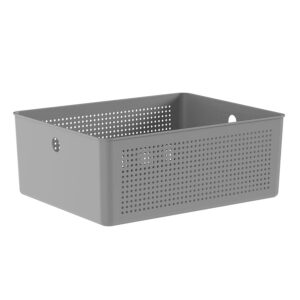 CESTO ORGANIZADOR 12 L FLOW - GRIS