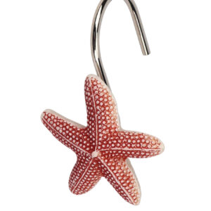 SET DE GANCHOS PARA CORTINA DE BAÑO ESTRELLA