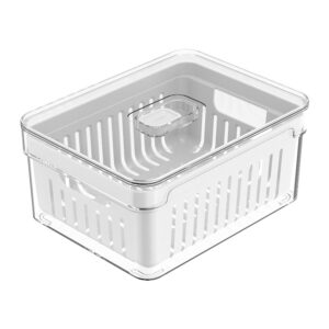 ORGANIZADOR CON TAPA Y CESTO 2,2 L CLEAR FRESH