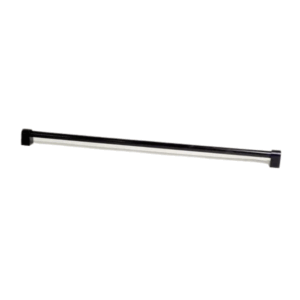 BARRAL COCINA 30 CM NEGRO C/ SOPORTES PLASTICOS