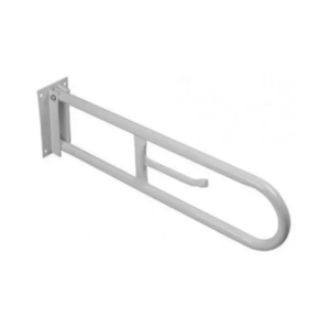 BARRAL REBATIBLE 70 CM C/PORTA ROLLO - BLANCO
